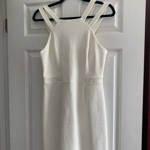French Connection white bodycon dress